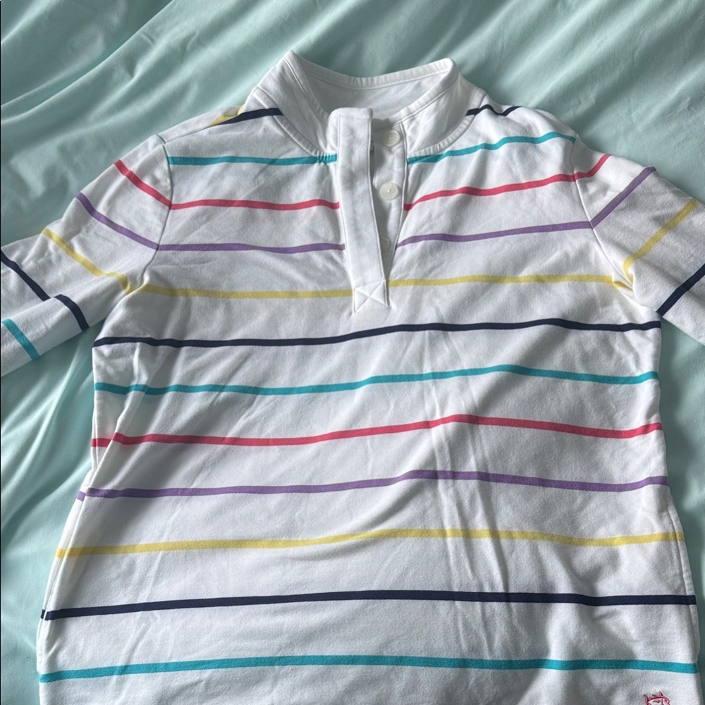 Southern Tide Multicolor Striped women’s knit long sleeve polo